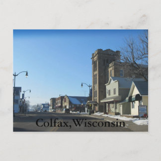 Colfax,Wisconsin-vykort Vykort