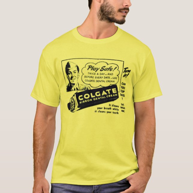 Colgate WWII-annonsering kan vara toppen T Shirt (Framsida)