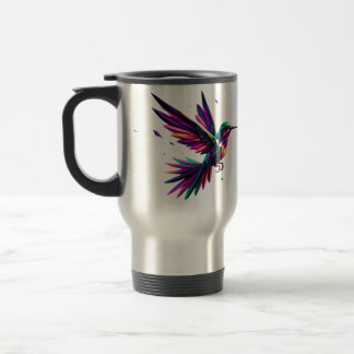 Colibrí Arcoíris Geométrico – Arte Moderno Vibrant Resemugg