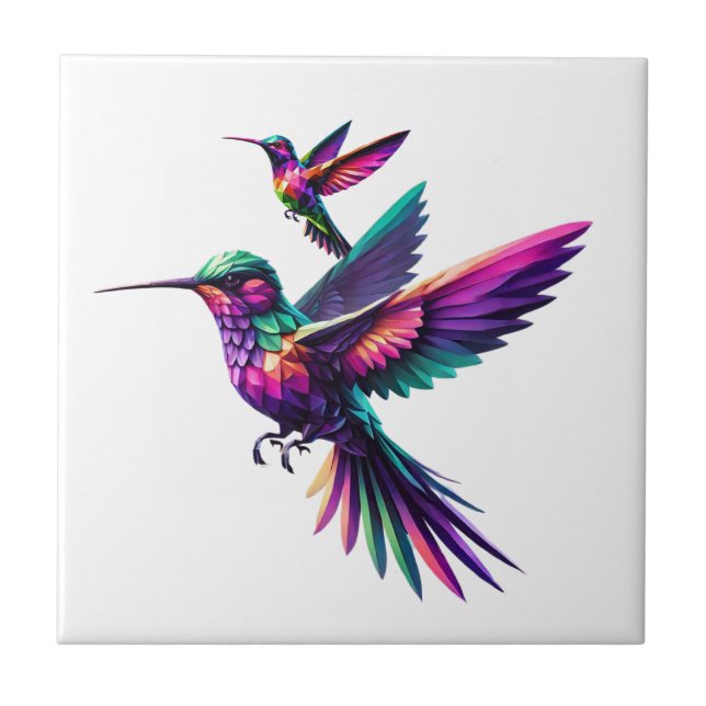 Colibrí prisma multicolor kakelplatta (Framsidan)