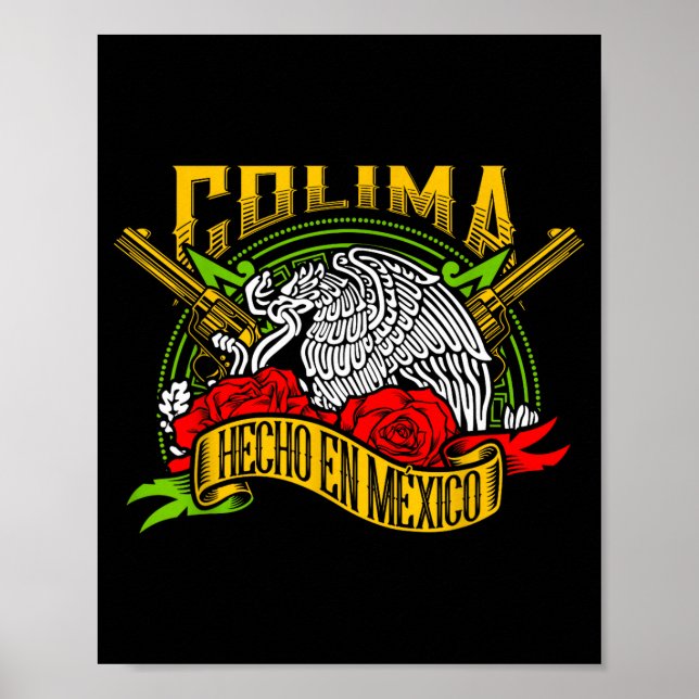 Colima México Souvenir Hispanic Heritage Month Mex Poster (Framsidan)