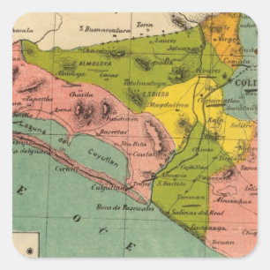 Colima, Mexiko 2 Fyrkantigt Klistermärke