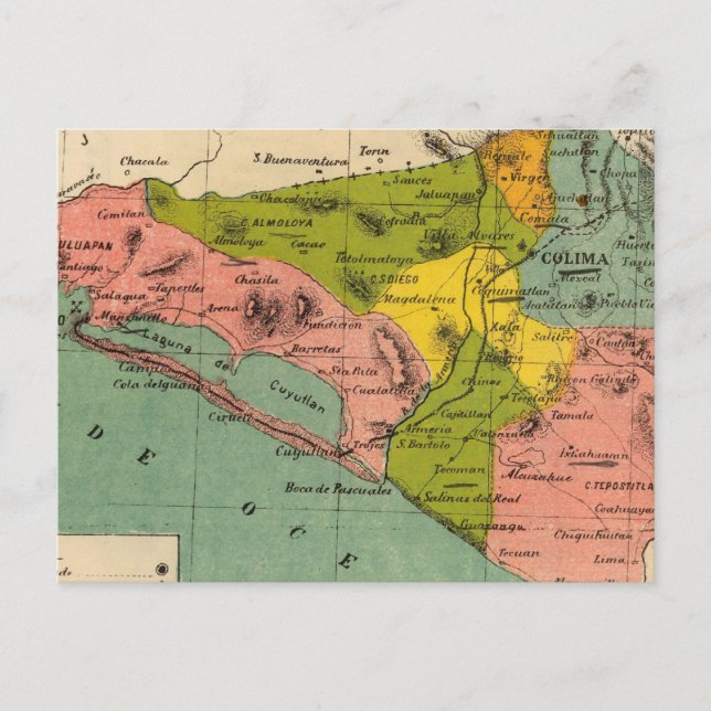 Colima, Mexiko 2 Vykort (Framsida)