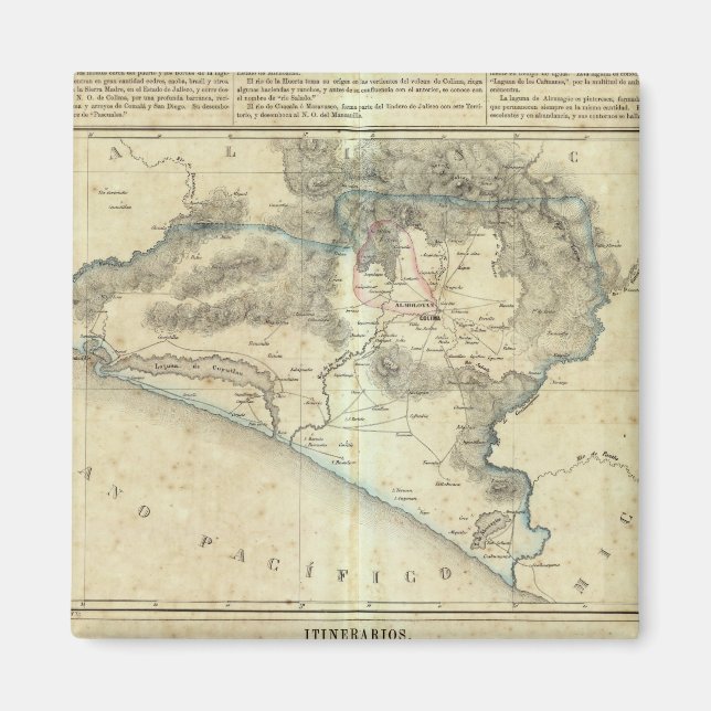Colima, Mexiko Magnet (Framsidan)