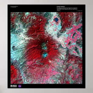Colima Volcano Mexiko Poster
