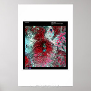 Colima Volcano, Mexiko Poster