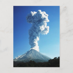 Colima vulkan, Jalisco, Mexico Vykort