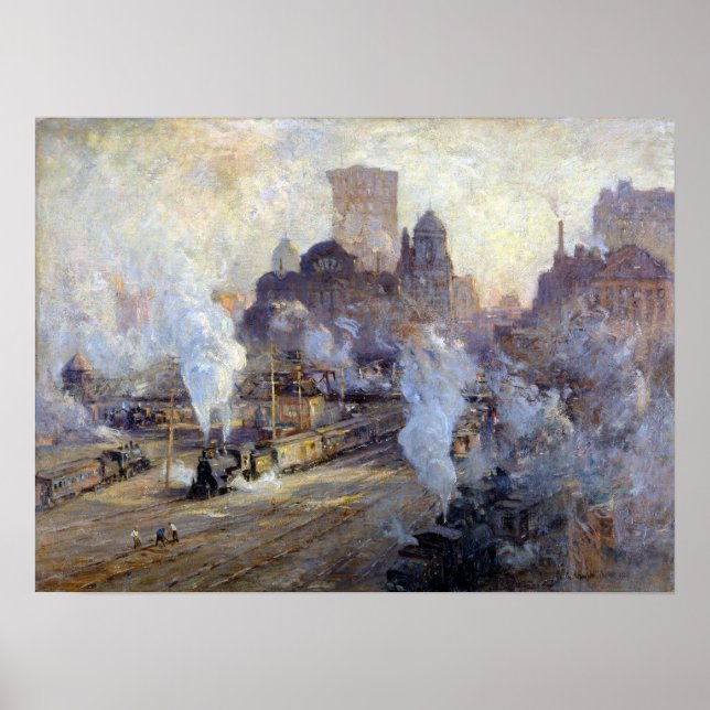 Colin Campbell Cooper Grand Central Station Poster (Framsidan)