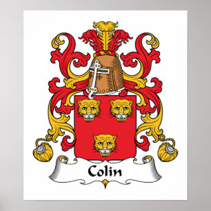 Colin familjvapensköld poster
