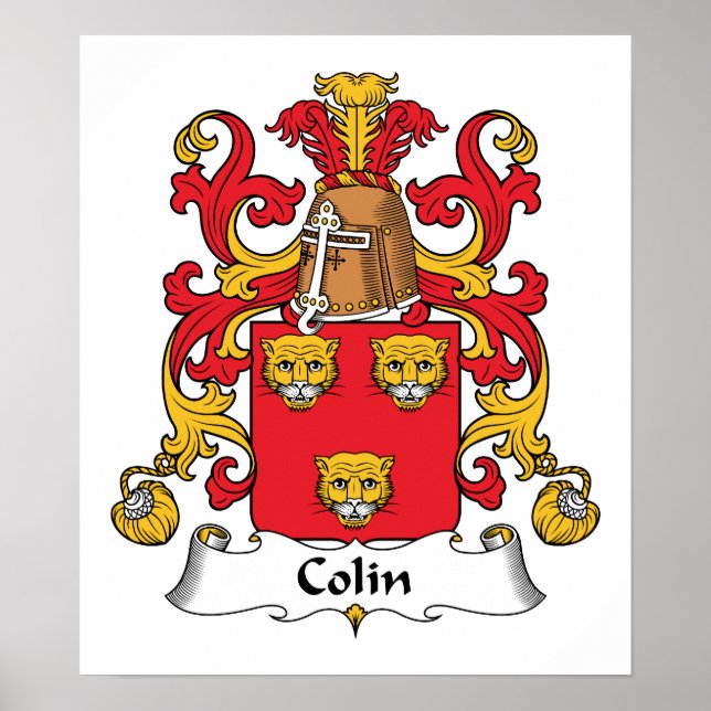 Colin Family Crest Poster (Framsidan)