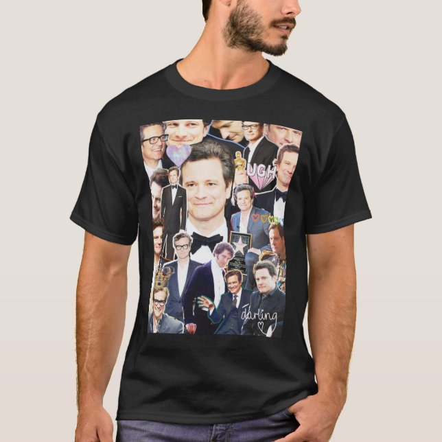 colin firth collage Classic T-Shirt (Framsida)