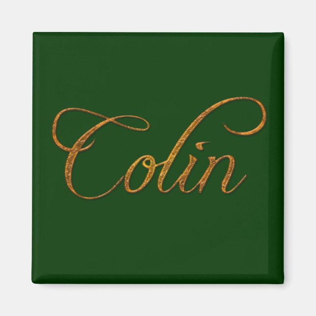 COLIN Namn-Branded Gift Magnet (Framsidan)