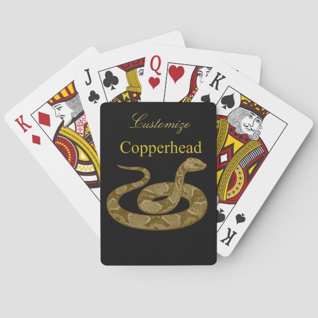 Colind Copperhead Snake Thunder_Cove Casinokort (Baksidan)