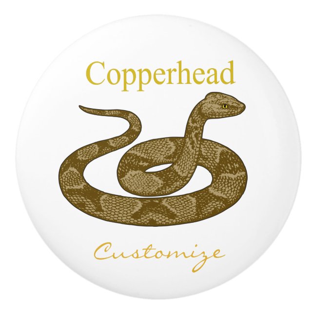 Colind Copperhead Snake Thunder_Cove Knopp (Framsidan)
