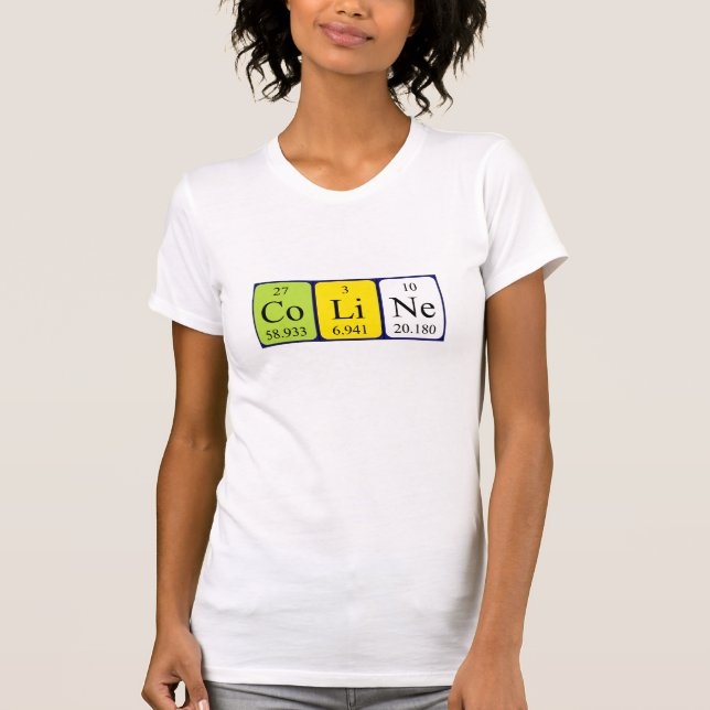 Coline Perioine bord namn shirt Tee Shirt (Framsida)
