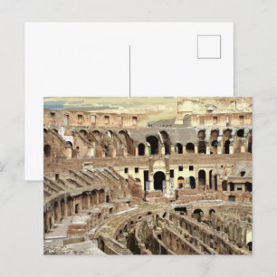 Coliseum Colosseum Rom Italien #4 Vykort