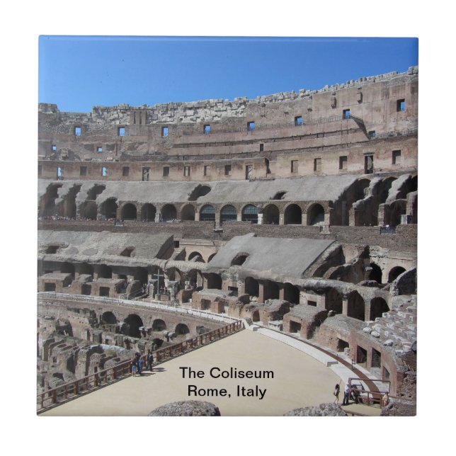Coliseum - Rom, Italien Kakelplatta (Framsidan)