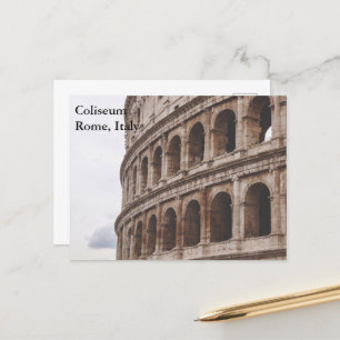 Coliseum, Rom, Italien Vintage resor Turism - till Vykort
