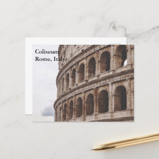 Coliseum, Rom, Italien Vintage resor Turism - till Vykort