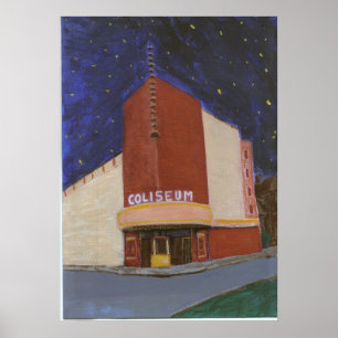 Coliseum Theater New Orleans Poster