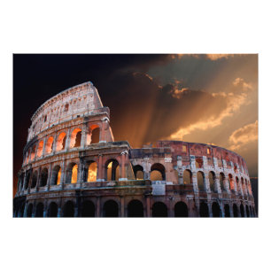 Coliseumen av forntida Rome Fototryck