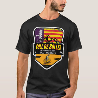 Coll De Soller Mallorca Spain har cyklat T Shirt