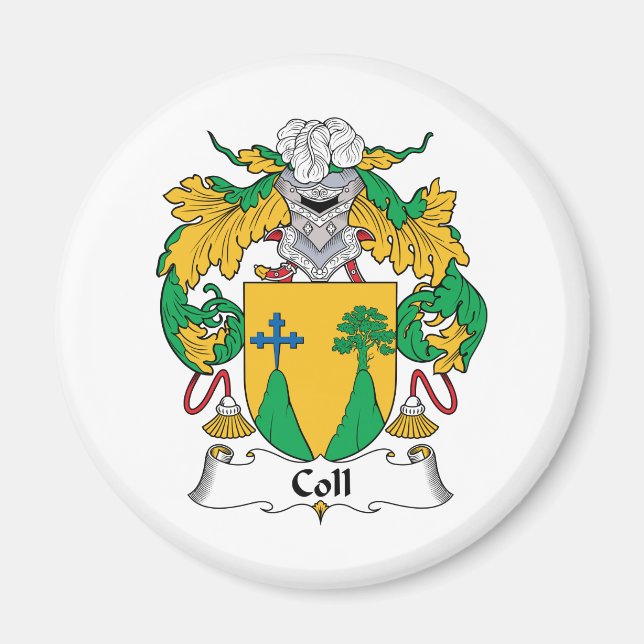Coll Family Crest Magnet (Framsidan)