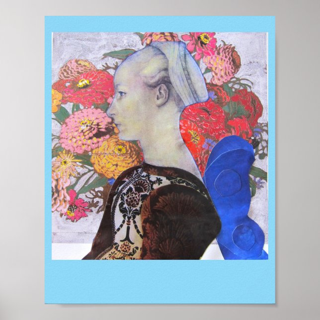 Collage 2023 Blue Älva Poster (Framsidan)