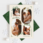 collage 4 foto multifoton Bows Grönt Oval Photo Julkort<br><div class="desc">***Denna design ingår i en matchande samling** _______________________ Denna designmall är fullt redigerbar/anpassade av kunden - klicka på personalisera ytterligare knapp om du vill flytta, lägga till, ta bort eller göra betydande ändringar i designen _____________________________________ *om du vill ha den Har du frågor om DESIGN eller behöver fler utformningar eller...</div>