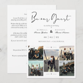 Collage 5 Photos Covid19 Chic Be Our Guest Wedding Spara Datumet