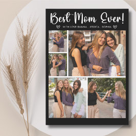 Collage 5 Photos Gift for Mother's Day Inbjudningar