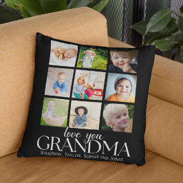 Collage 9 Photos for Grandma Love you Kudde