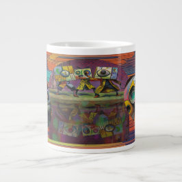 Collage and Color Jumbo Mugg