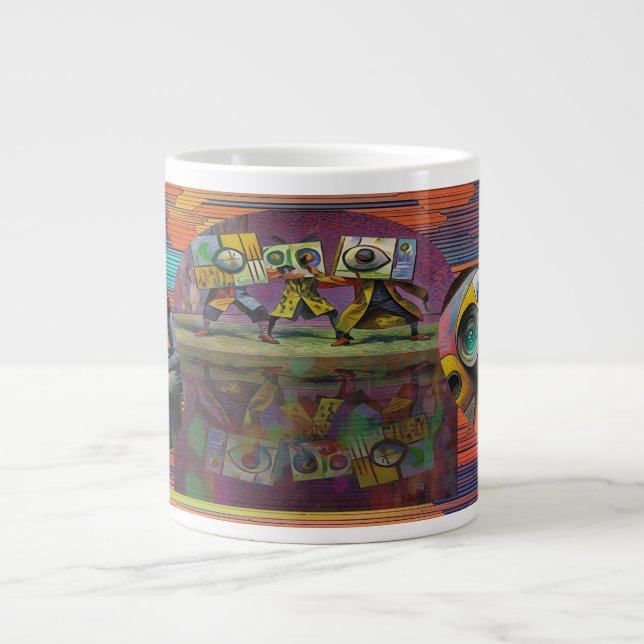 Collage and Color Jumbo Mugg (Framsidan)