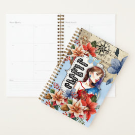 Collage Art December, Holly