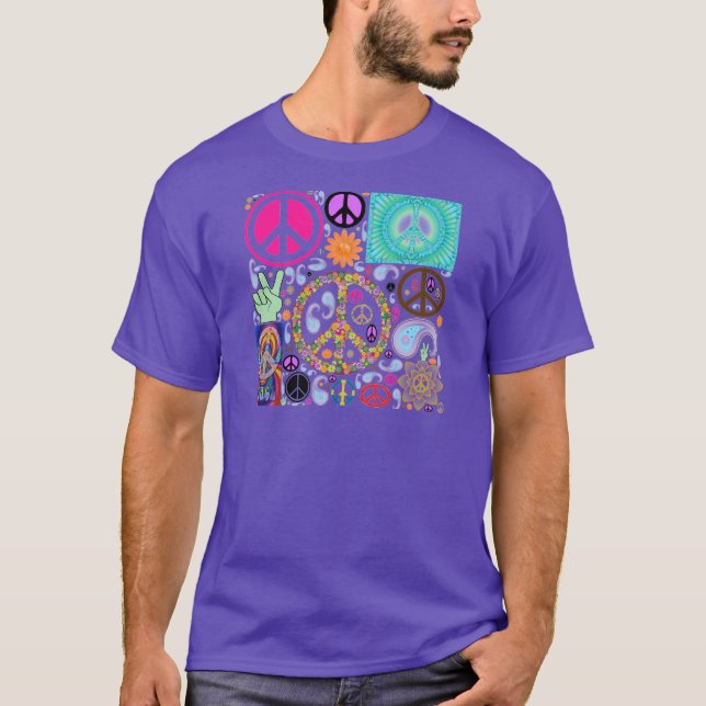 Collage av fred t shirt (Framsida)