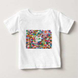 Collage av landflaggor från All över världen T Shirt