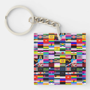 Collage av prideflaggor