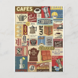 Collage café vykort