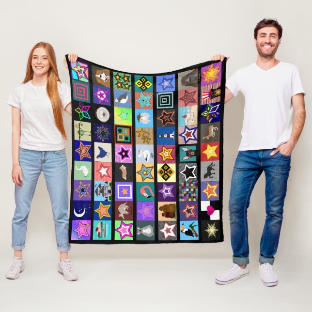 Collage Fleece Blanket (På plats)