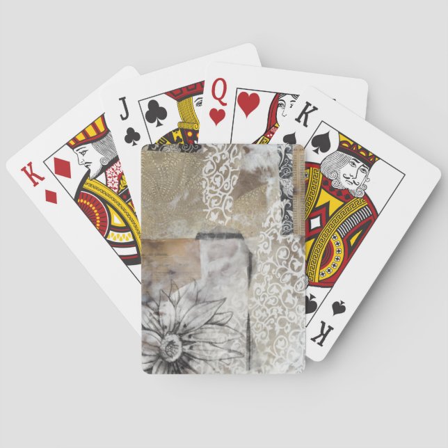 Collage Fleur II Spelkort (Baksidan)