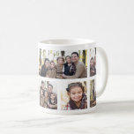 Collage för åtta foto ingen text kaffemugg<br><div class="desc">Med fläckar för 8 foto gör denna collagemugg en underbar gåva för andra morföräldrar,  godparents och någon vem skulle kärlekfoto av dig eller din familj!</div>