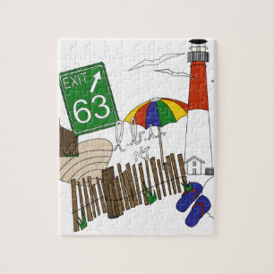 Collage för färg för LBI-kärlek primär Pussel