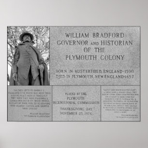 Collage för Gov William Bradford - affisch