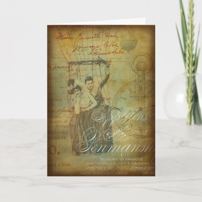 Collage för grattis på kort (Framsida)