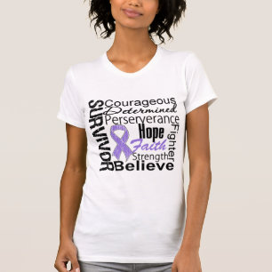 Collage för Hodgkins lymfkörtelcanceröverlevand T-shirt