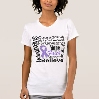 Collage för Hodgkins lymfkörtelcanceröverlevande T-shirt