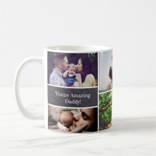 Collage för personligfars dagfoto kaffemugg