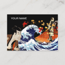 Collage Japanese Masterpiece Paintings