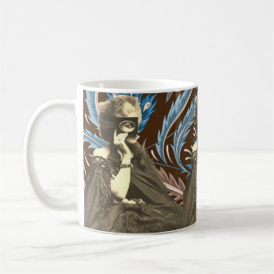 Collage Mask Dam Countess Castiglione Kaffemugg